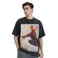 thumbnail image 2 of Spider-Man 230g Vintage Washed Drop Shoulder T-Shirt - Iron On, 2 of 7