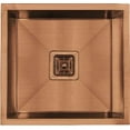 thumbnail image 6 of Strictly Sinks Undermount Copper Kitchen Sink – 18 Inch Single Bowl Bar Prep Sink 16 Gauge Stainless Steel, 6 of 9