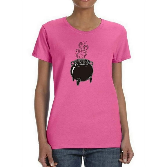Boiling Magic Pot Shaped T-Shirt Women -Image by Shutterstock, Female Small