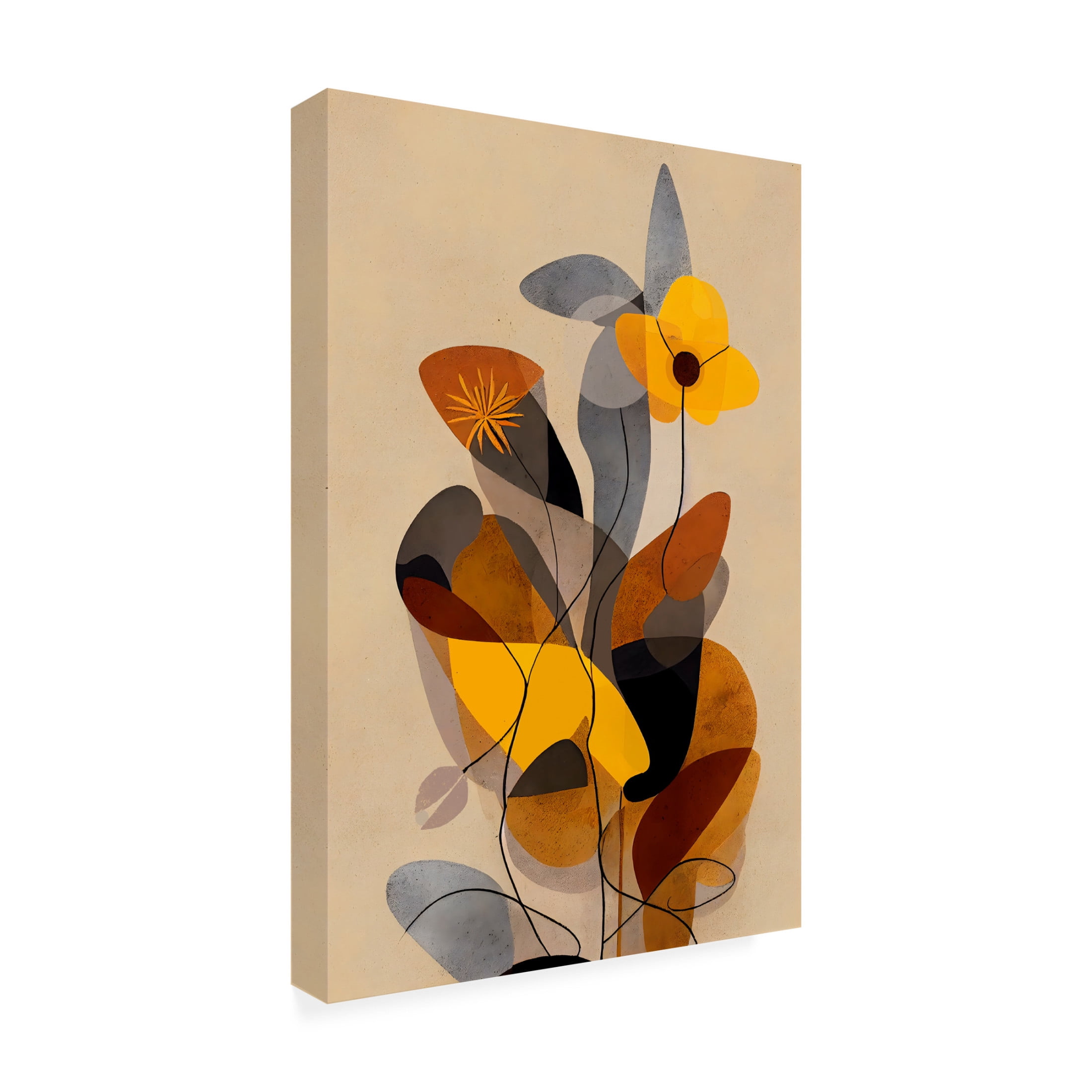 Canvas Wall Art - Treechild 'In My Summer Garden' Wall Art for Living Room, Bedroom, or Office D?cor by Trademark Fine Art - 16 x 24 Inches