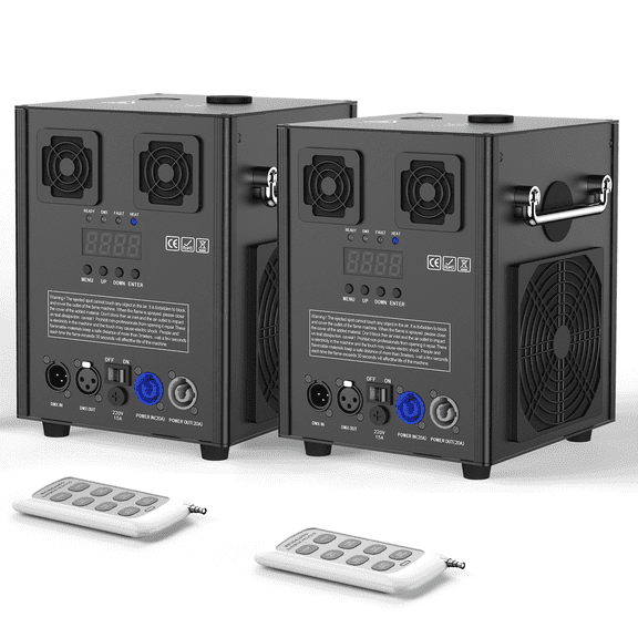 2 PCS 700W Cold Spark Machine DMX512 Firework Machine 3-16ft Adjustable for Wedding Stage Party DJ Disco,Black