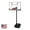 White and Black, variant on Lifetime 52-Inch Shatterproof Portable Basketball Hoop with Action Grip Adjustment & Slam-It Rim - Model 90176-Outdoor Play