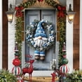 thumbnail image 5 of SLYNSHome Christmas Door Covers Decorations Xmas Blue Gnome Backdrop Banner Backdrop for Holiday New Year Party Supplies, 5 of 7