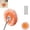 Orange:1pcs, variant on 2 Pack 360° Rotatable Wall Mop with Adjustable Stainless Steel Handle, Dry Wet Dual Use Baseboard Cleaner, Microfiber Dust Mop for Floor Wall Ceiling Window Bathroom Kitchen