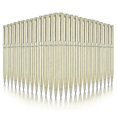 thumbnail image 2 of 26 PCS Metallic Pens Slim Ballpoint Pens Black Ink 1 mm Medium Point Retractable Pens for Students Teachers (Gold), 2 of 5