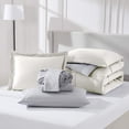 thumbnail image 4 of Virtu Queen Comforter Set, 7 Piece Bed in a Bag, Bedding Comforter Sets with Sheets, Reversible Bedding Sets, Off White, 4 of 9