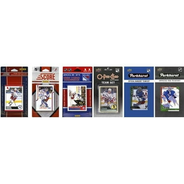 C & I Collectables  NHL New York Rangers 6 Different Licensed Trading Card Team Sets