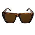 thumbnail image 2 of Empire Cove Sunglasses Oversized Square Stylish Trendy Shades UV Protection Tortoise, 2 of 3