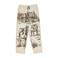 thumbnail image 4 of Junzan Cows On The Farm Women'S Pajama Pants Drawstring Comfy Sleep Bottoms With Pockets, 4 of 9
