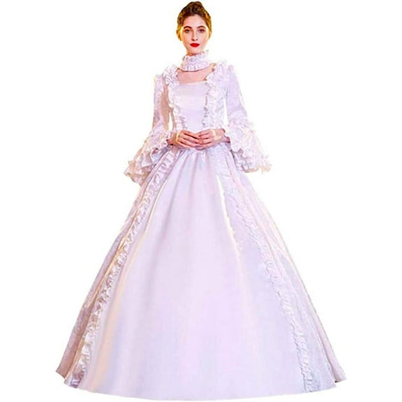 KEMAO Rococo Baroque Marie Antoinette Dresses 18th Century Renaissance Costumes Historical Period Dress Ball Gown