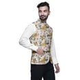 thumbnail image 3 of Atasi Artistic Printed Nehru Jacket Mens Bandhgala Ethnic Jacket Party Wear Wedding Clothing-X-Large, 3 of 6