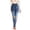 style-02 Dark Blue, variant on Gubotare Skinny Jeans Women Short Women's Skinny Ripped Trendy Jeans Distressed Stretchy Denim Pants (White,Size XL)
