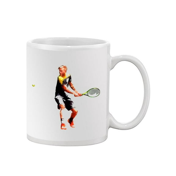 Tennis Player Shape. Mug Unisex's -Image by Shutterstock