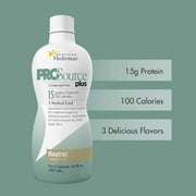 Medtrition Liquid Collagen peptides Type I, III 15 Grams Protein per oz. | Plus Neutral Bottles 4 pack