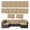 Coffee, variant on 14 Pcs Patio Cushion Covers Replacement Outdoor Couch Cushions Covers Splashproof Sofa Slipcovers Set with Zippers,Patio Furniture Protector, Couch 3 Sizes, Covers Only