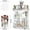 A, variant on 2-Tier Spinning Makeup Organizer, 360° Rotating Acrylic Skincare Display Stand with Compartments for Makeup Brushes, Lipsticks, & Beauty Products,A
