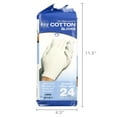 thumbnail image 6 of Cara Incorporated Cotton Glove Dispenser Box, White, Large, 6 of 6