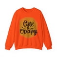 thumbnail image 2 of Cute  Creepy Unisex Heavy Blend Cotton Crewneck Sweatshirt, 2 of 11