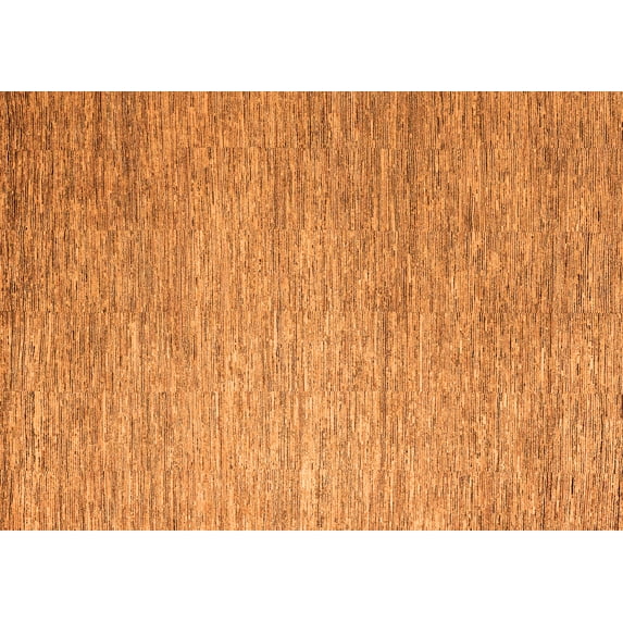 Ahgly Company Indoor Rectangle Solid Orange Modern Area Rugs, 2' x 3'
