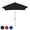 Black, variant on Strombergbrand Vented Supreme 7ft Outdoor Patio Umbrella with Tilt Function, Large Cafe Style Market Umbrella with Patented Construction, Commercial Quality Heavy Duty Umbrella - Black