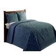 thumbnail image 4 of Better Trends Rio Collection en Chenille Tuftée 100 % Coton, Design Floral, Couvre-Lit Twin, Turquoise, 4 of 4