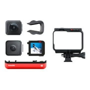 insta360 ONE R Twin Edition – 4K Action Camera & 5.7K 360 Camera with Interchangeable Lenses, Stabilization, IPX8 Waterproof, Touch Screen, AI Editing