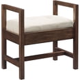 thumbnail image 3 of James Martin Vanities E444-BNCH-GW 24.5 in. Addison Upholsted Bench, Glossy White, 3 of 3