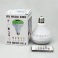 thumbnail image 7 of KQJQS Smart Home LED Light Bulb with Bluetooth Speaker, E27 RGB Color Changing, Remote Control, 7 of 7