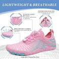 thumbnail image 2 of Barefoot Shoes, Wide Toe Box Non-Slip Comfort Flexible Athletic Footwear, Multi-Purpose Water Hiking Shoes for Men & Women, Outdoor Beach Swimming Surfing Gym Walking Trail Running Sneakers(pink), 2 of 5
