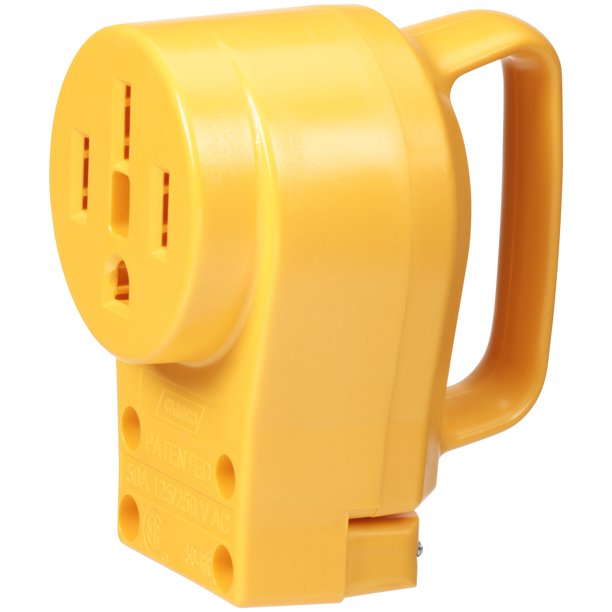 Camco 55353 HeavyDuty RV 50Amp Female Connector Body Replacement