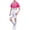 Hot Pink, variant on ATOGUTA School Suits For Boys Kids Tuxedo for Wedding Outfit Lightweight Button Down Shirts and Suspender Pants Set with Tie Size 3T-20, Pink