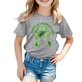 thumbnail image 3 of lnmuld Cute Tops St Patricks Day Toddler Casual Short Sleeve Tee for Boys and Girls Irish Themed Kids Top Size:4-5 Years, 3 of 4