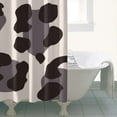 thumbnail image 4 of Beige and Black Of Leopard Print Shower Curtain 36"x72" ,Bathroom Decorative Shower Curtains Set with 12 Hooks,Modern Waterproof Washable Shower Curtain, 4 of 6