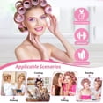thumbnail image 2 of 50 Juego de Rizadores de Cabello Grandes, 4 Tamaños Rizadores Autosujetantes, 5 mm/36 mm/48 mm/60 mm, Rulos de Pelo con Clip, para Cabello Largo,Cabello Corto con Flequillo (Ro, 2 of 5