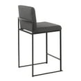 thumbnail image 6 of LumiSource Fuji High Back 26" Fixed-Height Counter Stool - Set of 3, 6 of 6