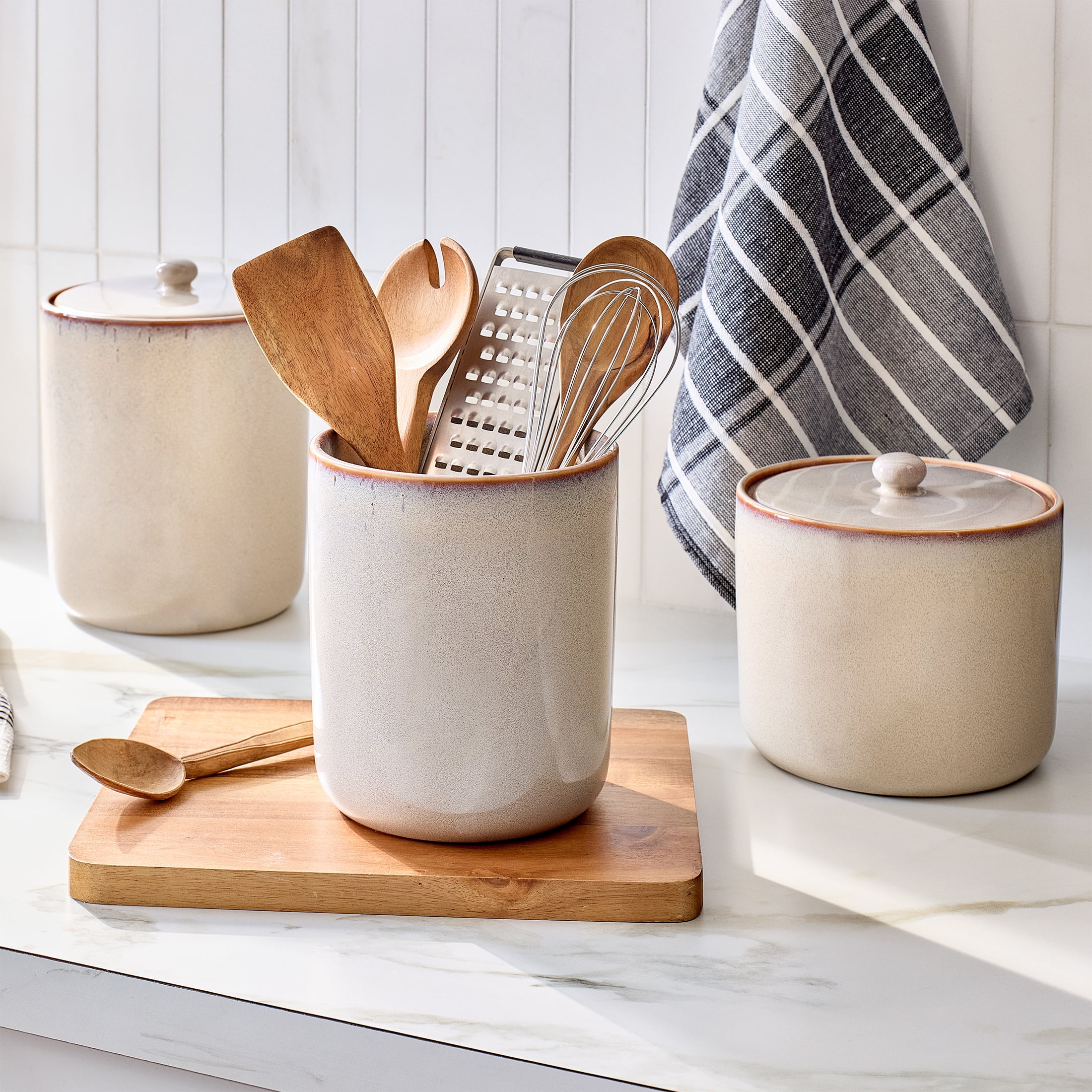 Better Homes & Gardens Large Ceramic Canister With Lid