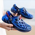 thumbnail image 1 of Daiwa-Sandalias de goma antideslizantes para hombre y mujer, zapatillas ligeras de goma EVA con agujeros rasgados para jardín, zapatos de lluvia para exteriores Qiuyongming unisex, 1 of 2