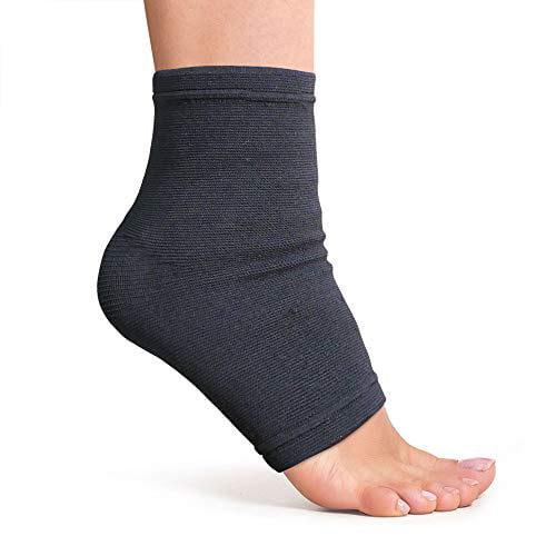 Size : L Sock Sleeves with Ankle Brace Straps Ankle Protector Support Socks for Support and Pain Relief
