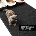 thumbnail image 6 of LittleTiger Cat Litter Mat, XL Super Size, Phthalate Free, Easy to Clean, 46x35 Inches, Durable, Soft on Paws, Large Litter Mat. Black, 6 of 9