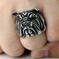 thumbnail image 4 of HomeKingdee Men's Vintage Open Adjustable Animal Ring - Removable Size Alloy Jewelry for Travel Wedding Gifts, 4 of 5