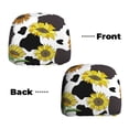 thumbnail image 4 of Goofa Sunflowers Country Pattern 2 PCS Car Headrest Cover, Headrest Protector,Universal Interior Car Accessories, 4 of 6