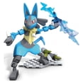 thumbnail image 2 of Mega Construx Pokemon Lucario Construction Set with Character Figures, Building Toys for Kids (71 Pieces), 2 of 7