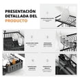 thumbnail image 3 of Escurridor De Platos Inoxidable Con Drenaje Automatico 360° Color Negro, 3 of 4