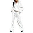 thumbnail image 2 of Wassery Womens Oversized Hoodies Zip Up Drawstring Long Sleeve Sweatshirts Jacket Fall Casual Loose Harajuku Pullover Outerwear with Pocket, 2 of 7