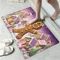 thumbnail image 2 of YIMEIS Christmas Gingerbread Candy Cane Man Fall Kitchen Mat Set of 3,Xmas Winter Seasonal Farmhouse Home Seasonal Decorations Rugs for Floor - 16''*24'' and 20''*30'' and 17''*47'' in, 2 of 10