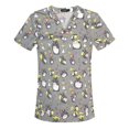 thumbnail image 1 of Printed Clothes Short-sleeved Split Set Doctor's Wash-washing Clothes Summer Thin Cotton Surgical Operating Room Work Clothes, 1 of 5