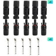 thumbnail image 3 of Solar Connector Solar Panel Cable PV Connectors Male/Female  5 Pairs, 3 of 5