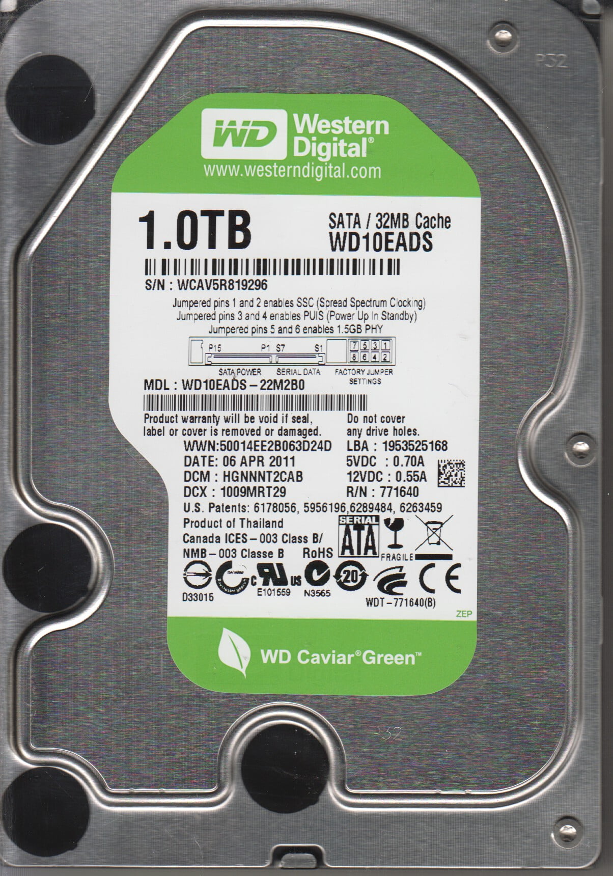 western digital wd10eads 22m2b0 western digital wd10eads 22m2b0