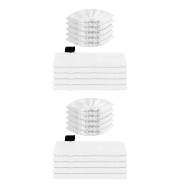 10X Paño de Fregona de Vapor de Repuesto para Easyfix SC2 SC3 SC4 SC5 Limpiador de Vapor para Suelo Tela de Microfibra
