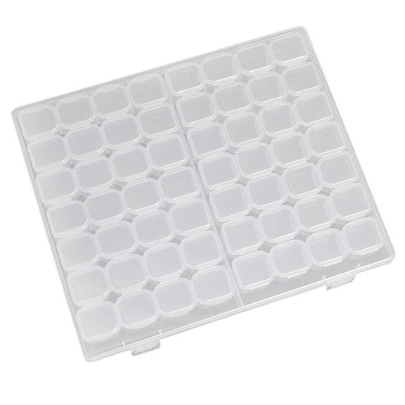 Compact Jewelry Box Clear Jewelry Organizers Earring Storage Case Plastic Jewelry Storage Tray for Home